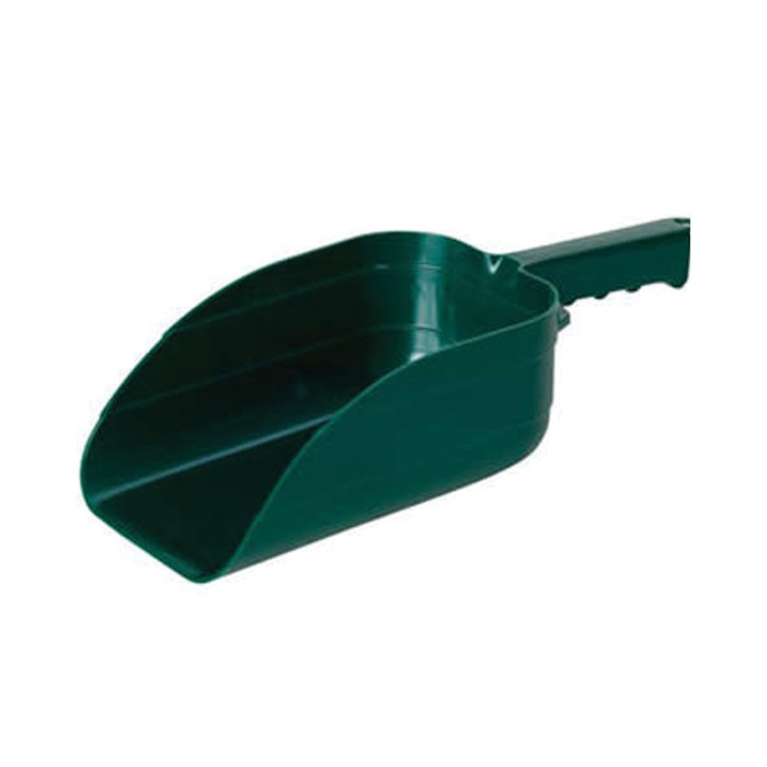 Plastic Feed Scoop Green 