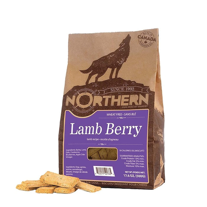 Northern Lamb Berry Dog Biscuits 500g