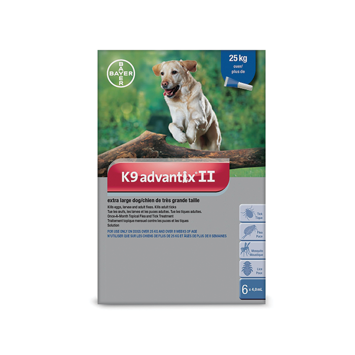 K9 Advantix II 4 Dose Dogs Over 25kg