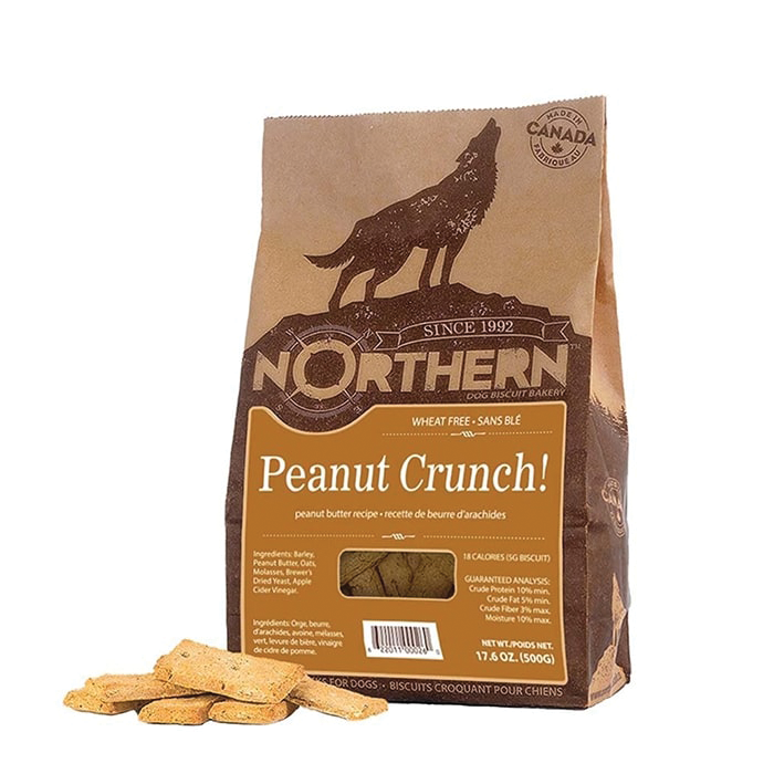 Northern Peanut Crunch Dog Biscuits 500g