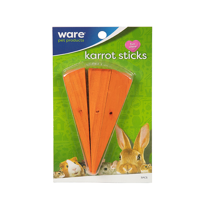 Ware Small Animal Carrot Sticks 3pc